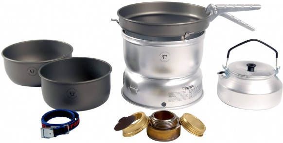 Trangia 25 8 Spiritussturmkocher Ultralight Hardanodized Spirituskookstel g, grijs/gold