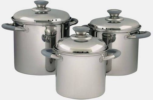 Eurotrail Rvs Pannenset Glasgow Donkergrijs