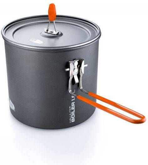 GSI Outdoors Halulite 1, 8L Pan Middengrijs/Oranje