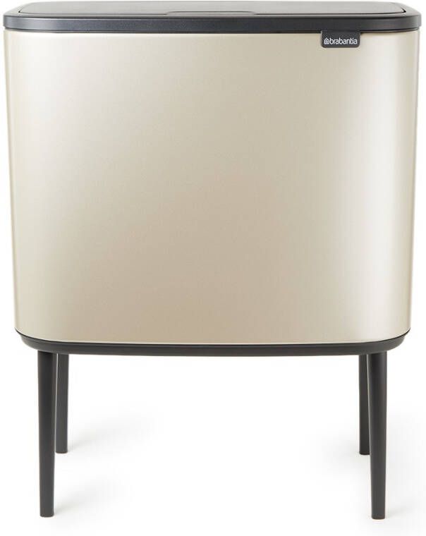 Brabantia Bo Touch Bin prullenbak met deksel op pootjes 36 liter