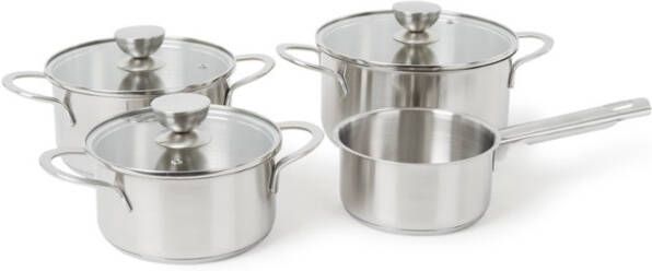 Brabantia Futura Kookpannenset 4 Delig Rvs