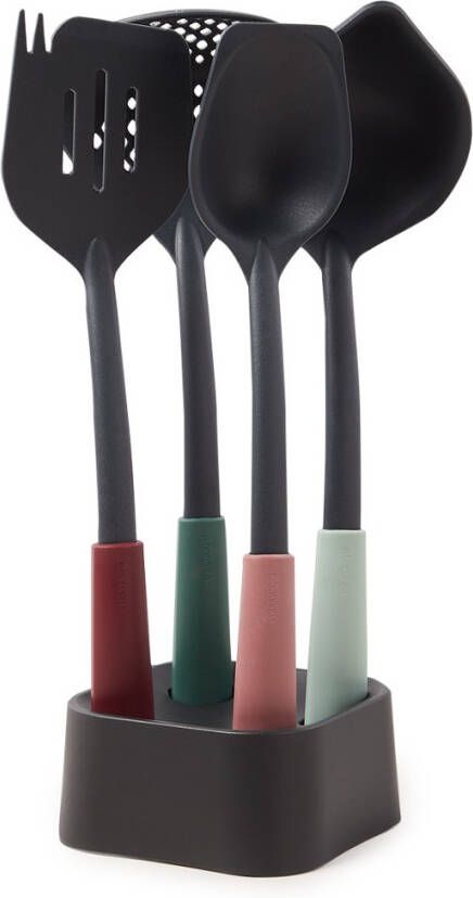 Brabantia Tasty+ Kookgerei Set, 4 Delig Plus Houder