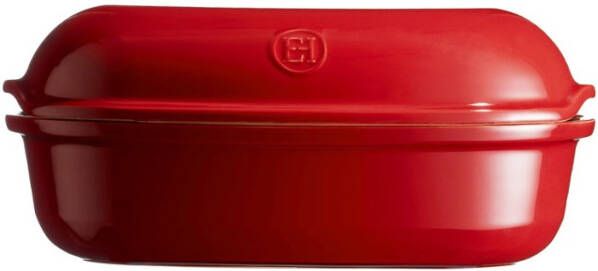 Emile Henry Broodbakvorm ambachtelijk E box 340x215x150mm Grand Cru