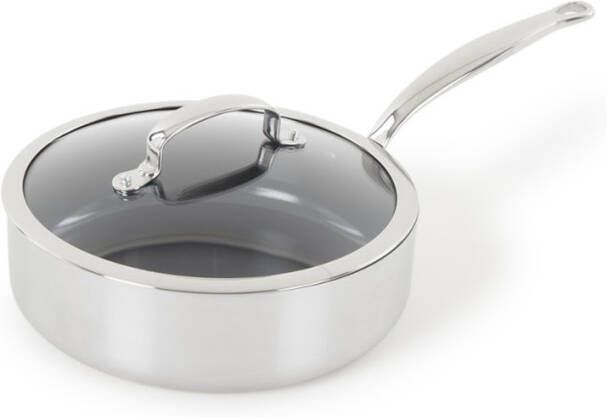 Greenpan Barcelona Evershine Keramische Hapjespan 24 Cm Met Glazen Deksel