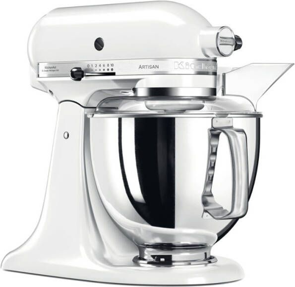 KitchenAid Artisan mixer keukenrobot 4, 8 liter 5KSM175PSEWH Wit