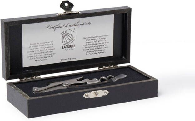 Laguiole Style de Vie Luxury Line Kurkentrekker Zwart