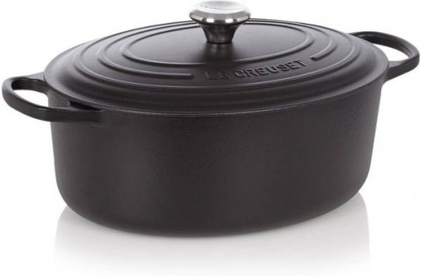 Le Creuset Braadpan Ovaal Gietijzer Ø 31 cm Mat/Zwart