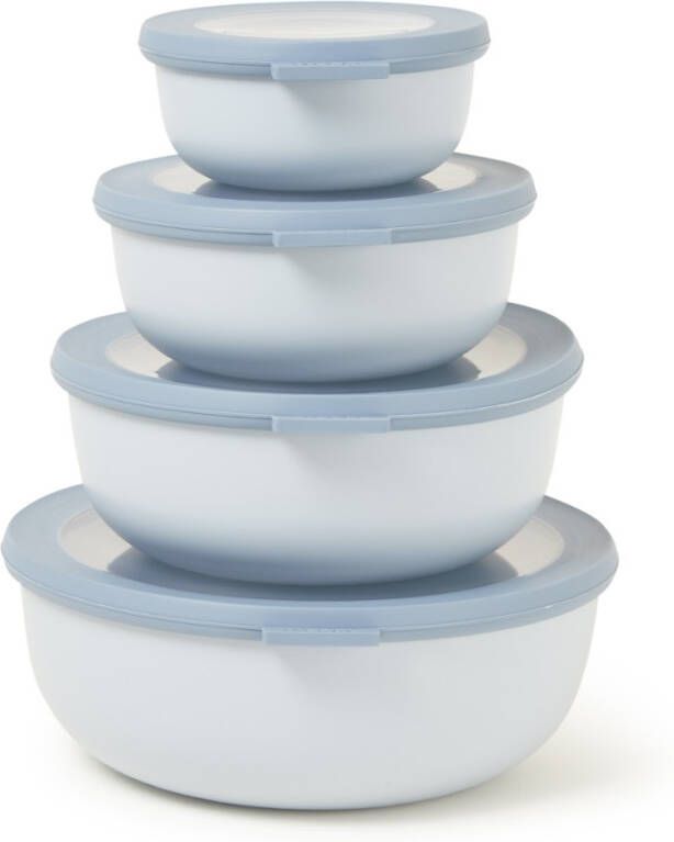 MEPAL  Kom set Cirqula nordic blue 4 stuks 350 + 750 + 1250 + 1250 + 2250 ml Blauw Gr.260ml-350ml