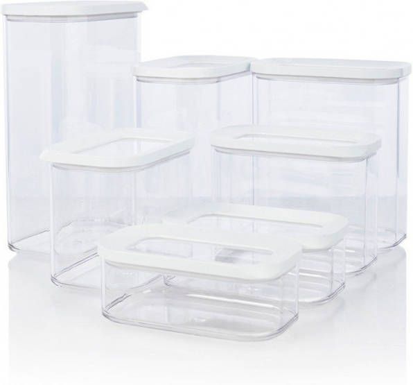 Mepal Modula Voorraadpot Starterset 7 delig Wit