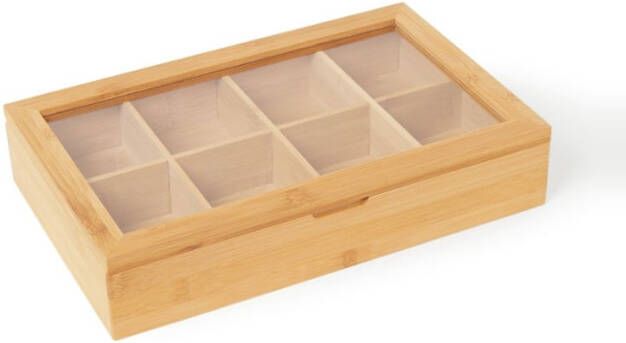 Westmark Theedoos Neutraal 32.5 X 20.5 Cm Hout 8 vaks