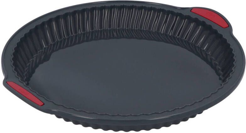 4Goodz Siliconen Bakvorm Rond Met Vaste Randen Binnenmaat 26x3 Cm