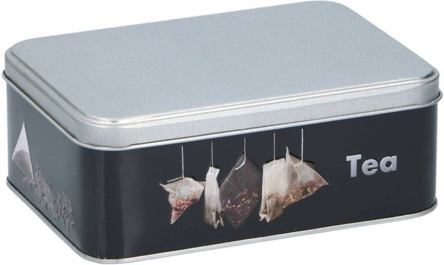 alpina 1x Metalen Thee Voorraadblik/voorraadbus 1700 Ml Voorraadblikken