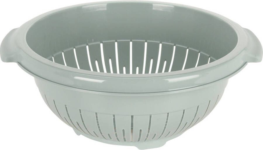 Aurora Vergiet/zeef Groen 30 X 27 Cm Kunststof Vergieten