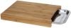 Merkloos Bamboe Houten Snijplank Met Opvangbakje 35 Cm Snijplanken/serveerplanken/broodplanken Van Hout online kopen
