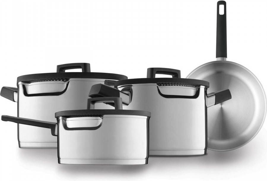 BergHOFF  Gem Downdraft Pannenset   7 Delige Set   4 Pannen