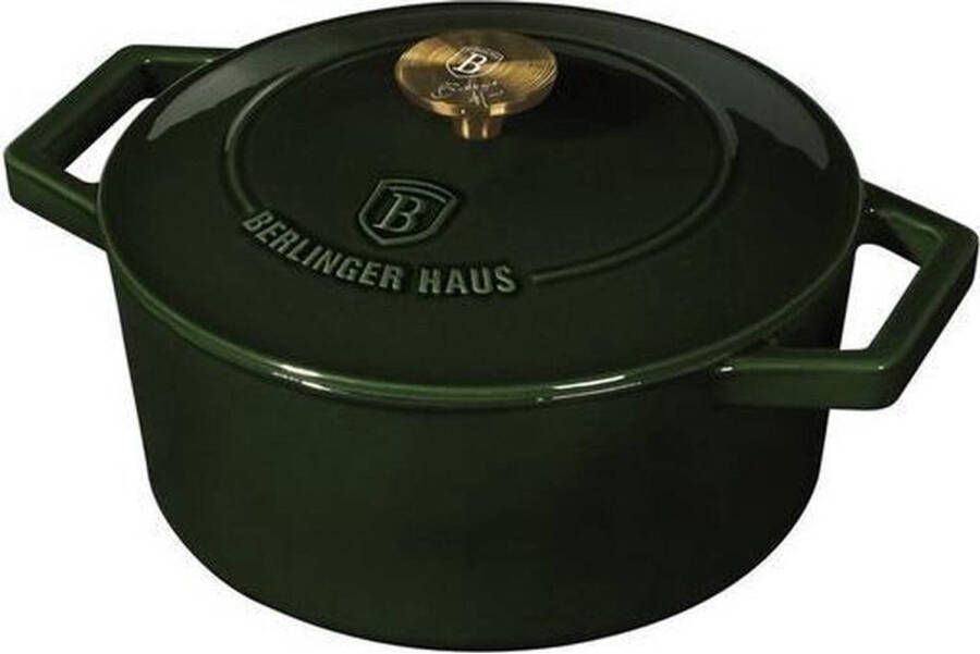 Berlinger Haus 6503 Gietijzeren Braadpan 24 Cm Gietijzer Emerald Collection