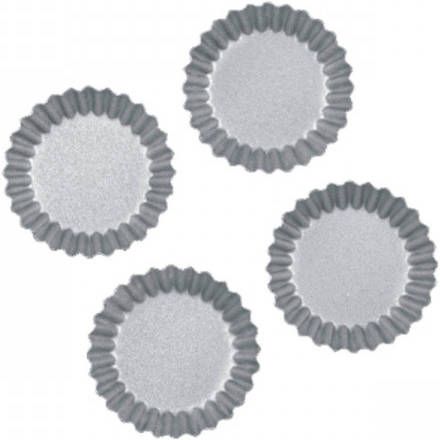 Berndes Mini Taartvormen, Set van 4 Stuks, 11 cm | B.Gree