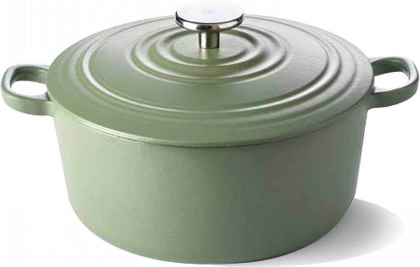 BK Braadpan Bourgogne Olive Green ø 24 Cm/4.2 Liter