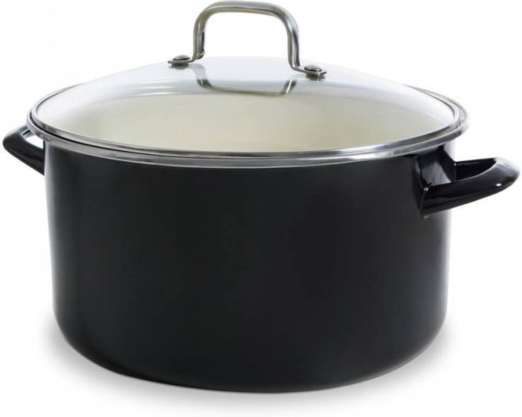 BK Soeppan Emaille ø 28 Cm Zwart