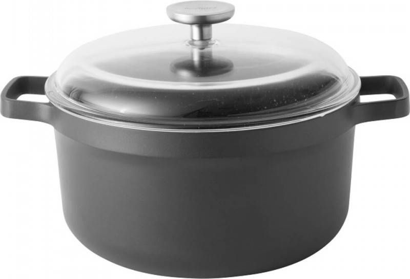 BergHOFF Braadpan 24 Cm Incl. Glazen Deksel Aluminium Gem