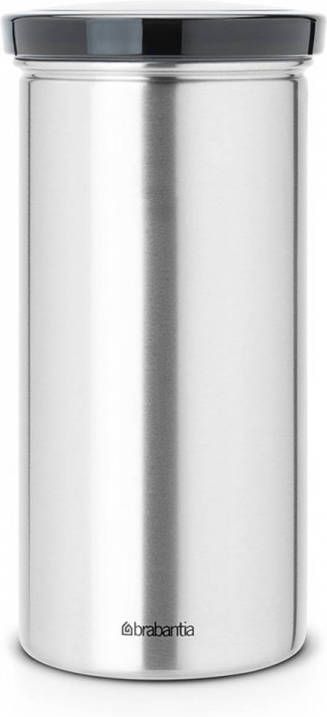 Brabantia Voorraadbus voor 18 Koffie en Theepads Matt Steel Fingerprint Proof