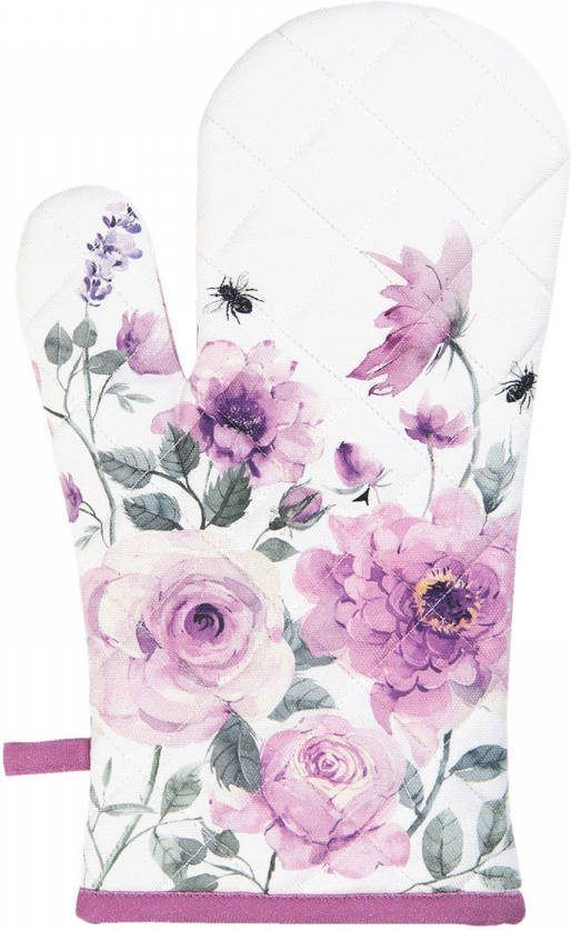 Clayre & Eef Roze Ovenhandschoen Rbu44