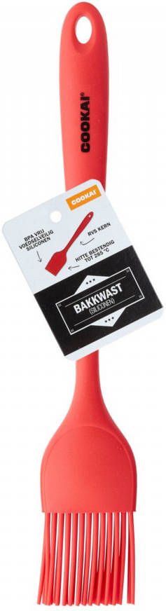 Cookai Bakkwast, Siliconen, Rood
