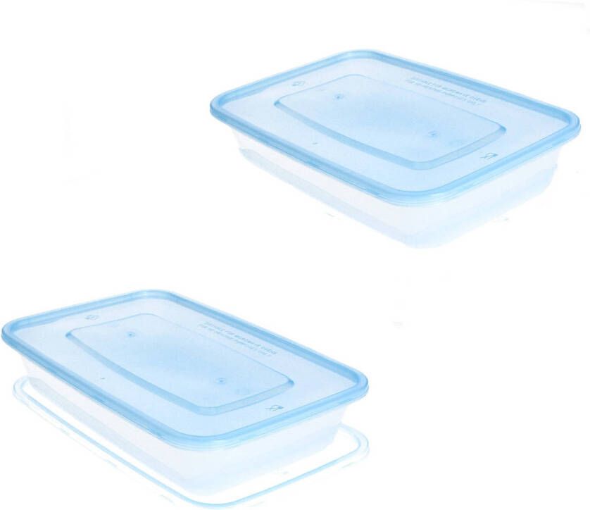 Cosy & Trendy Voedsel voorraaddoos Set Van 2 Stuks Blauw