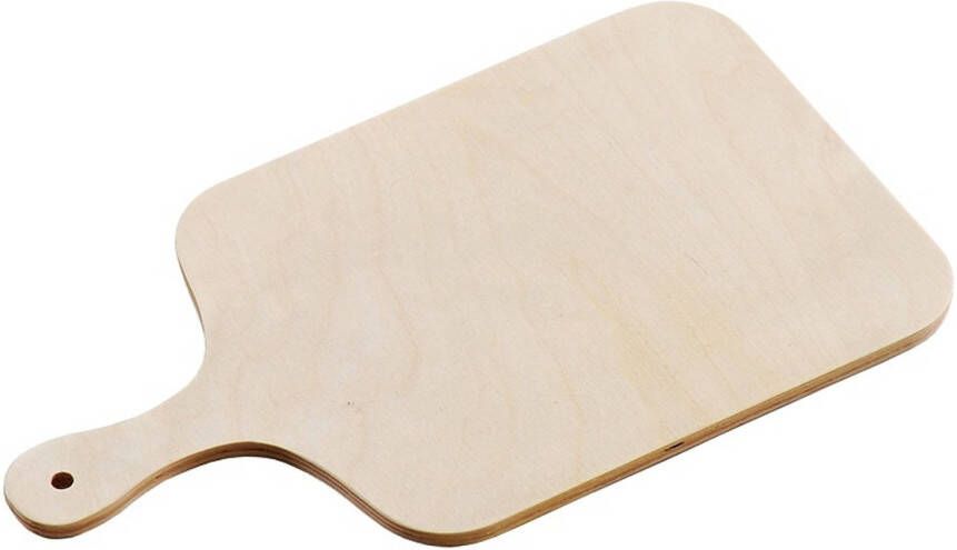 Decopatent Fsc® Houten Pizzaschep Met Handgreep Pizzaspatel Broodschep
