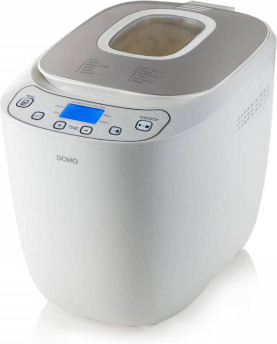 DOMO B3963 Broodbakmachine 700 1000g Glutenvrij Programma A13 Norm Wit