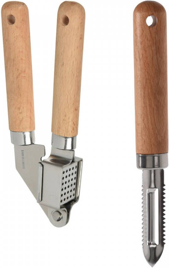 Cookinglife Knoflookpers Zwart 19 cm - met 50% korting