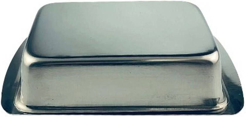 Excellent Houseware Botervloot Rvs Met Deksel Botervlootje Boterschaal Serveergerei Keuken