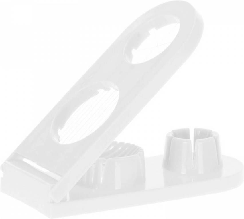 Excellent Houseware Eiersnijder 2 in 1 Wit 20 Cm Eierensnijders