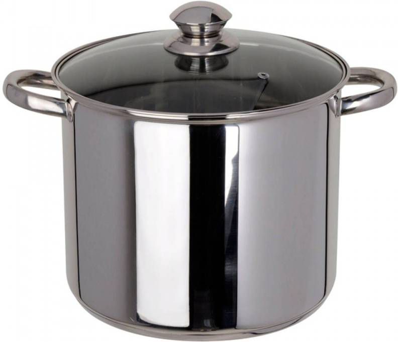 Excellent Houseware RVS Soeppan met deksel (9 liter)