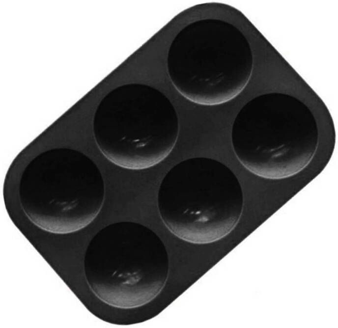 FLOKOO Muffinvorm Siliconen Bakvorm Voor 6 Muffins Flexibel