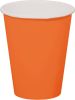 Folat 8x Stuks Drinkbekers Van Papier Oranje 350 Ml Feestbekertjes online kopen