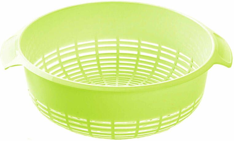 Forte Plastics 1x Kunststof Vergieten Groen 27 X 23 X 9 Cm Laag Model Vergieten