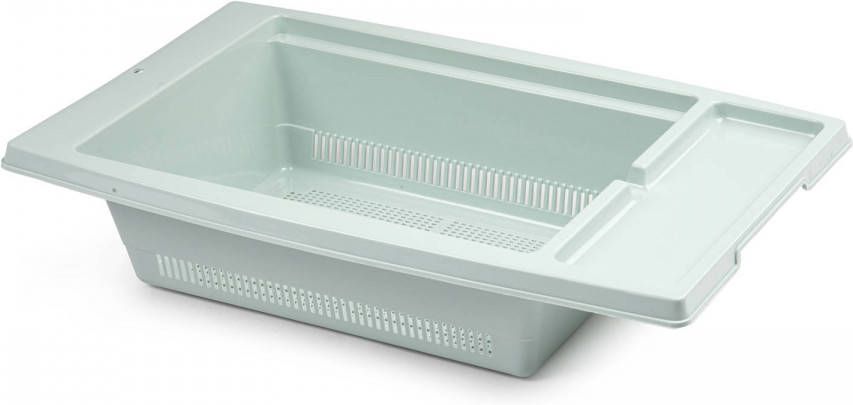 Forte Plastics Keuken Gootsteen/aanrecht Vergiet/afdruiprek Kunststof 43 X 27 X 10 Cm Mintgroen Afdruiprekken