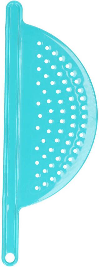 Forte Plastics Kunststof Keuken Vergiethulp Blauw 34 Cm Vergieten