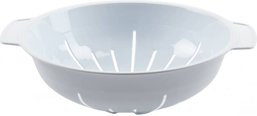 Forte Plastics Kunststof Stevig Vergiet In Het Wit 30 X 25 X 8 Cm Laag Model Vergieten