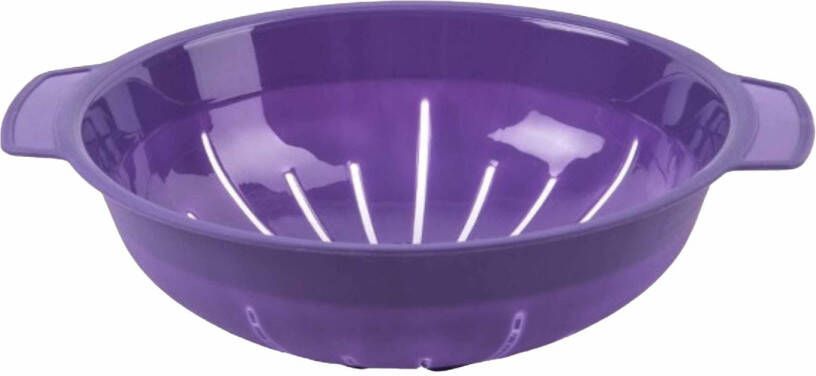 Forte Plastics Kunststof Vergiet In Het Paars 30 X 25 X 8 Cm Laag Model Vergieten