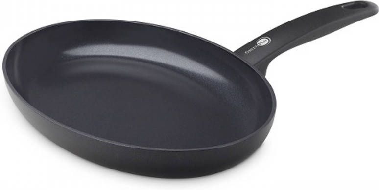 Greenpan Vispan Cambridge Ovaal Inductie Zwart, 32 X 22 Cm