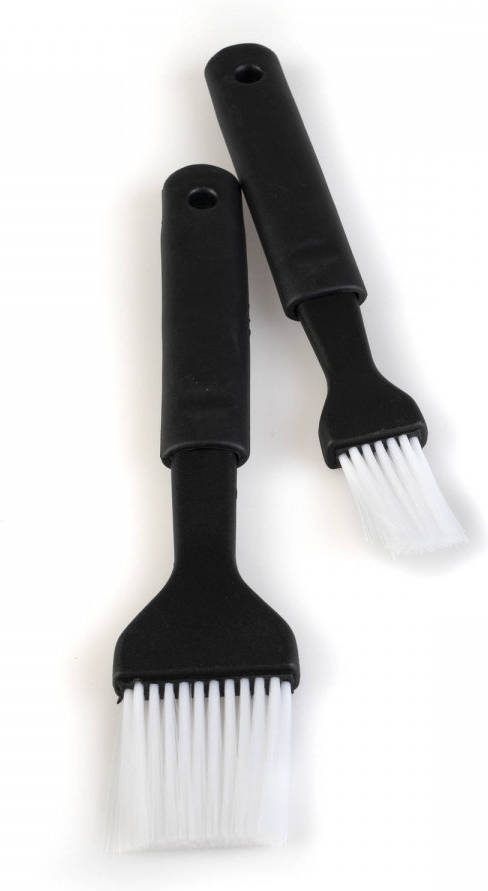Henkelbach Zurich Set Van 2x Stuks Bbq/barbecue Invetkwast/bakkwast Barbecuegereedschapset