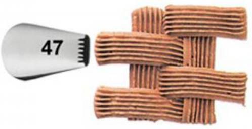 Wilton Icing Decoratie Tip/Spuitmondje Nr. 47