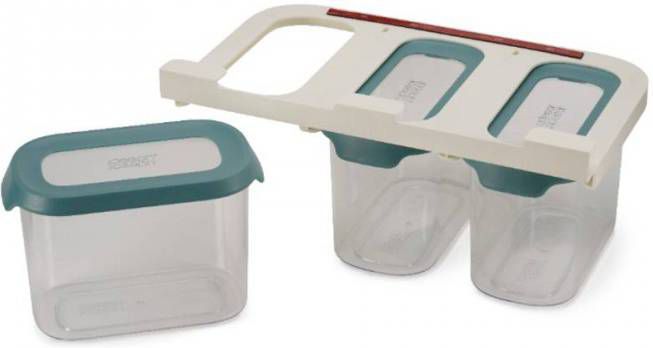 Joseph Cupboardstore Voedselcontainer 1.3 Liter Set Van 3 Stuks Blauw