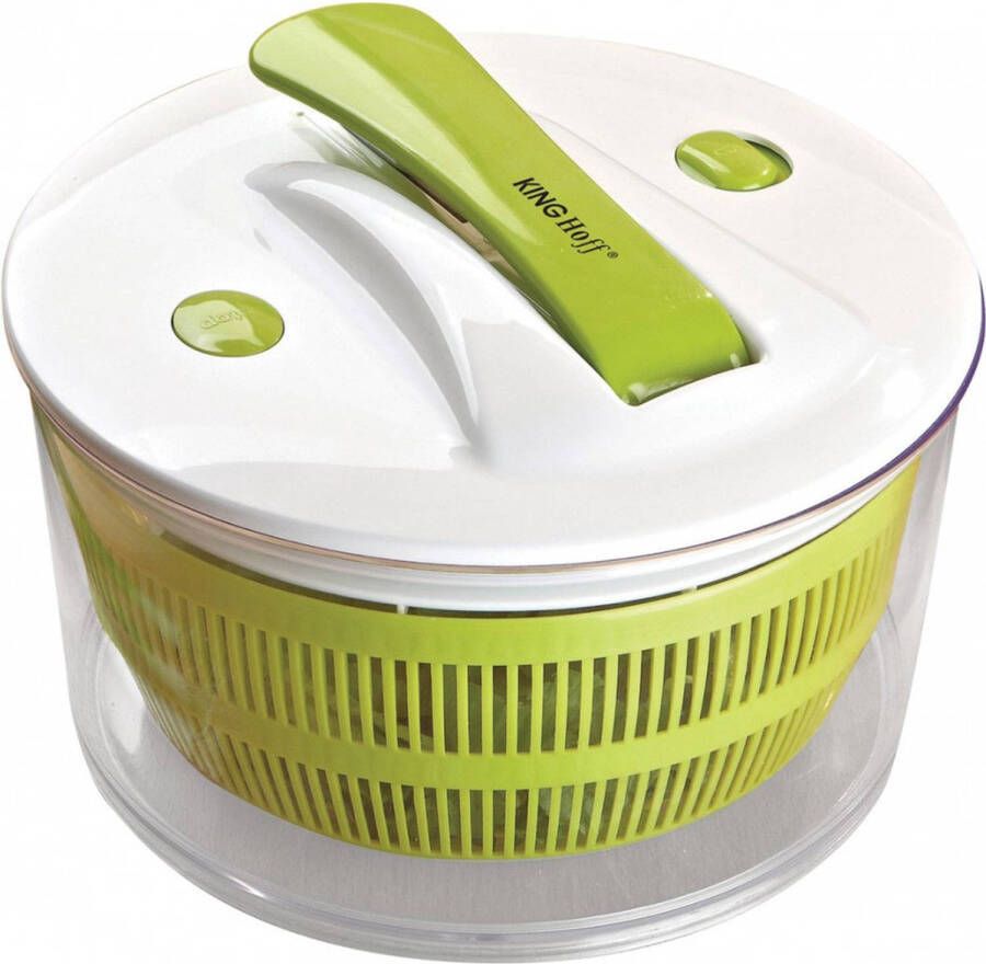 KINGHOFF 6113 Slacentrifuge Sla Afdruip Groen/wit