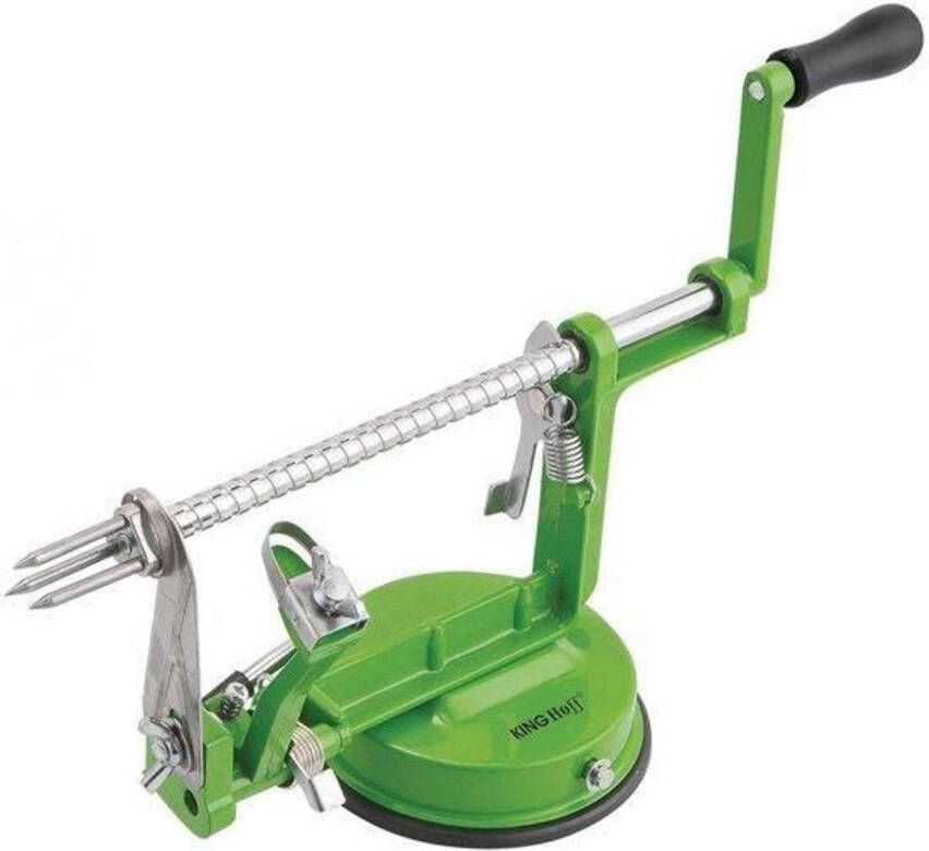 KINGHOFF Groen Appelschiller Aardappelschiller Spiraal Twister