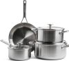 Kitchenaid Multiply Stainless Steel Braadpan 24cm/kookpot 20+24cm/steelpan 16cm 7 delig online kopen