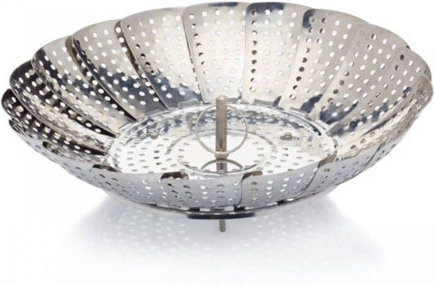 KitchenCraft Verstelbaar RVS stoommandje 23 cm Kitchen Craft