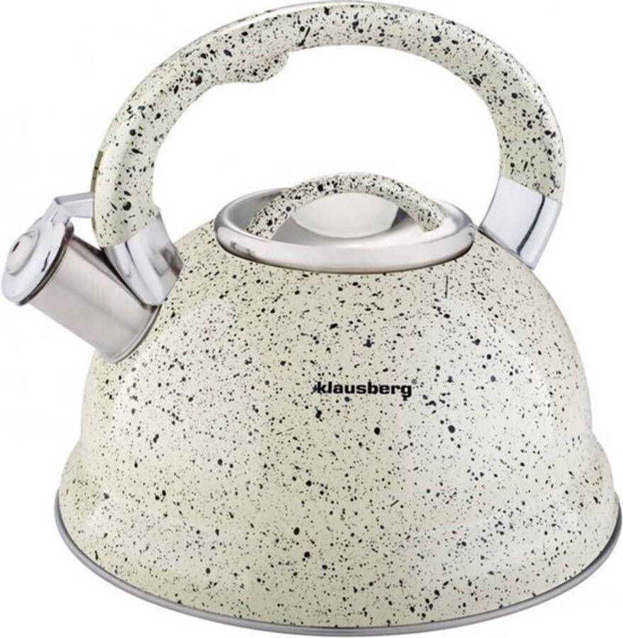 Klausberg Top Choice Fluitketel Beige Rvs 2.7 Liter